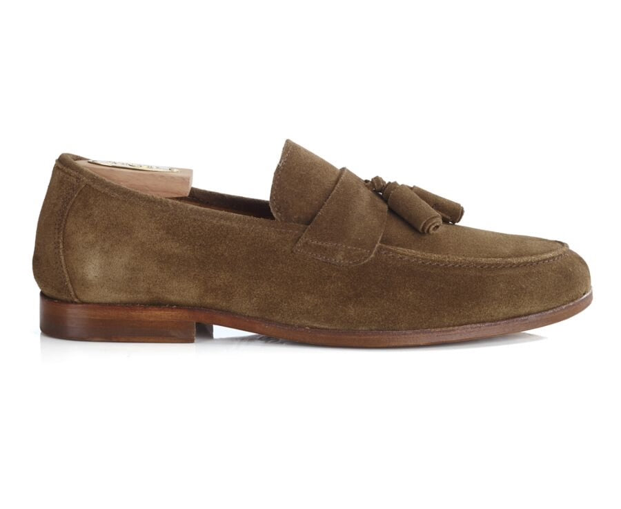 Mocasines Tassel de Ante Color Camel